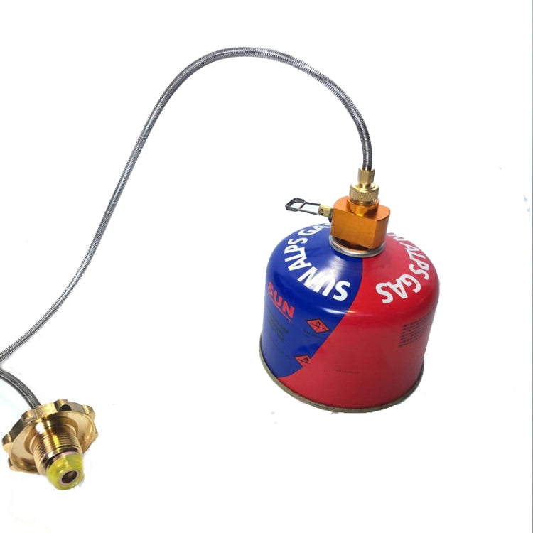 Outdoor Camping Gas Tank Refill Converter Connector Adjustable Gas Cartridge Refill Valve Adapter