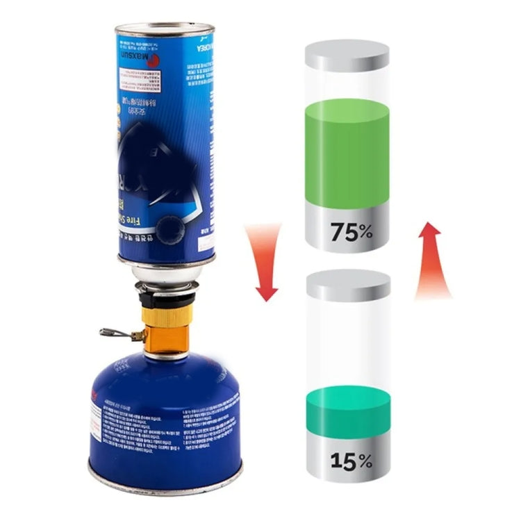 Outdoor Camping Gas Tank Refill Converter Connector Adjustable Gas Cartridge Refill Valve Adapter