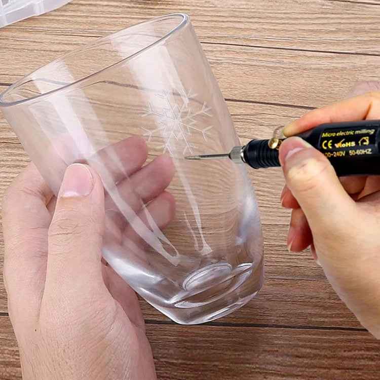 70pcs/set Mini Electric Speed Adjustable Engraving Pen Micro Electric Drill, EU Plug, US Plug