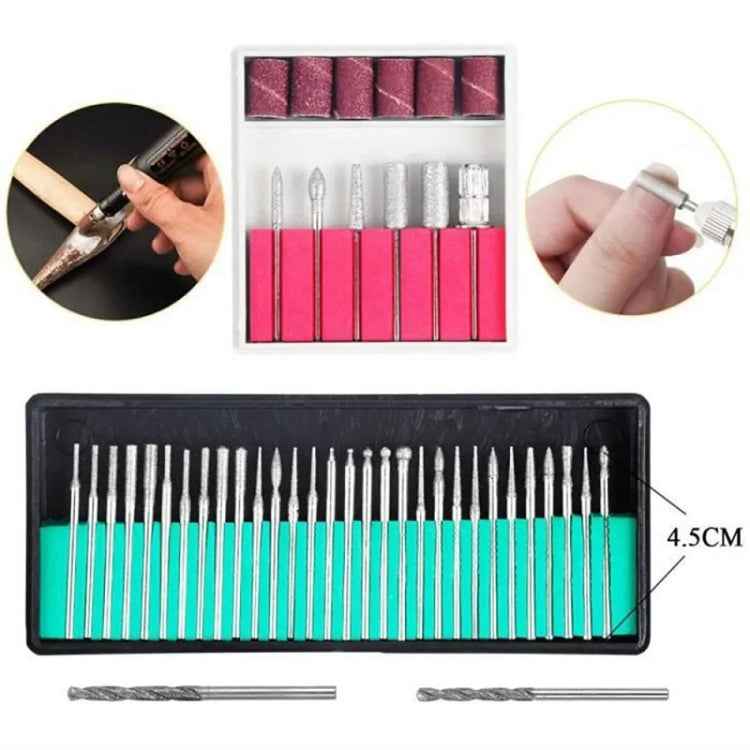 70pcs/set Mini Electric Speed Adjustable Engraving Pen Micro Electric Drill, EU Plug, US Plug