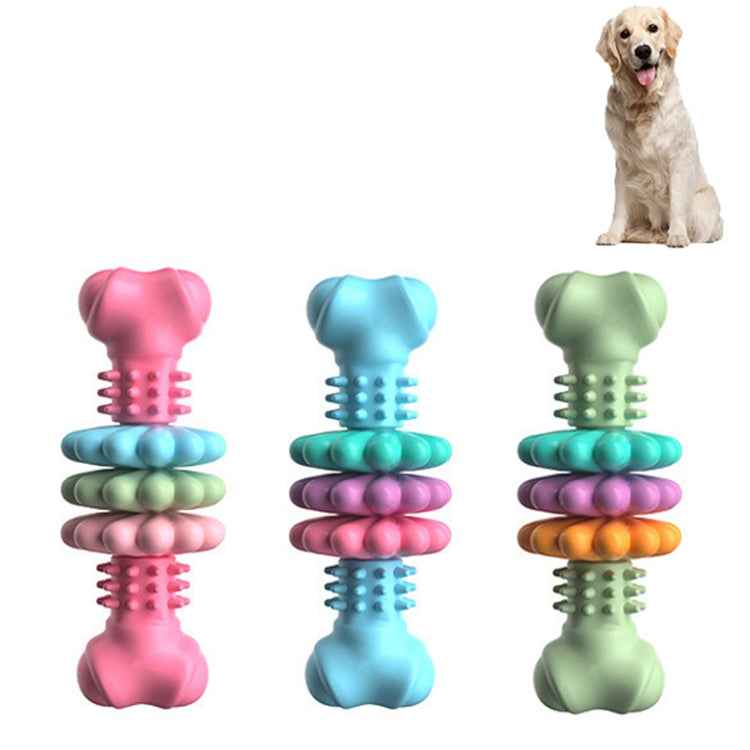 BG5056 TPR Pet Chewing Toys Bone Shape Dog Teething Stick, BG5056 (Blue), BG5056 (Pink), BG5056 ( Green)