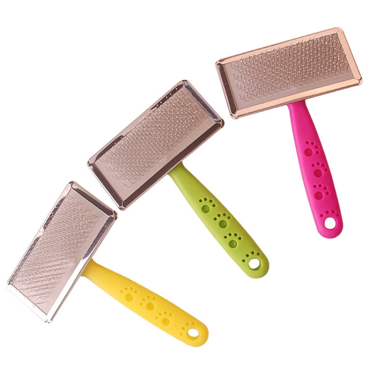 BG-W1347 Pet Hair Removal Massage Comb Dog Cleaning Tools, Random Color Delivery