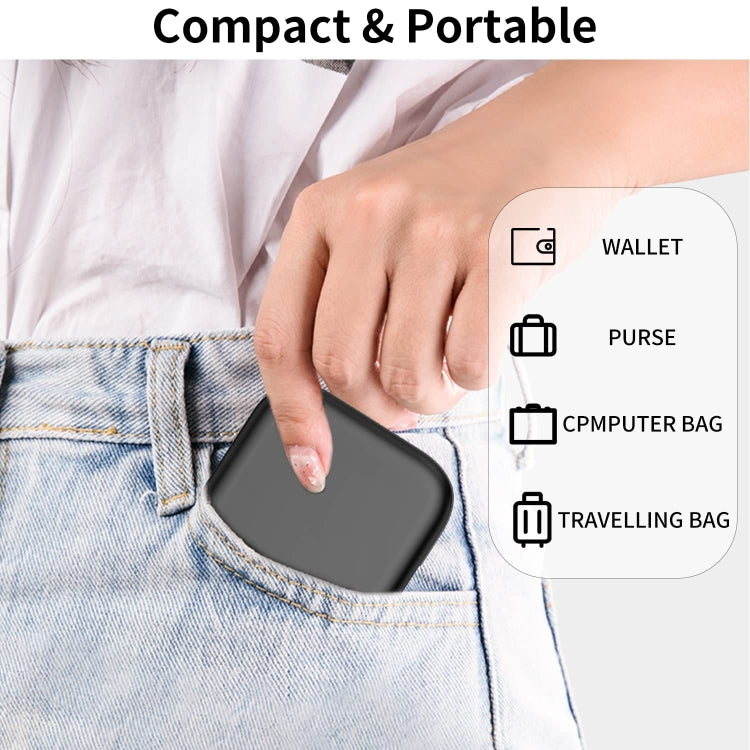 HE-C098 Multi-Functional USB Adapter Charging Cable Kit With Makeup Mirror & Phone Holder, HE-C098 Black, HE-C098 White