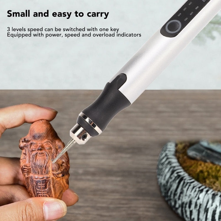 E108 59pcs/set Wireless Portable USB Rechargeable Mini Electric Drill Pen