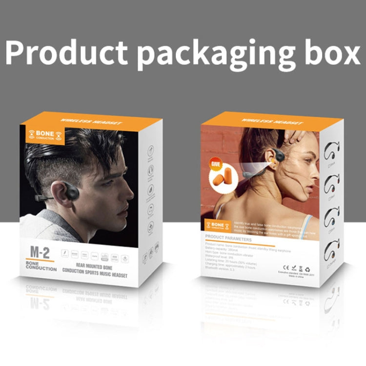 M2 Bone Conduction Earphones Running Stereo To Ear Bluetooth Earphones