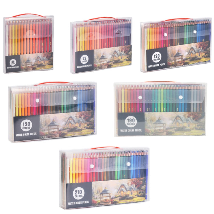 Water-soluble Core Hand-painted Color Pencil Set, 48 Color, 72 Color, 120 Color, 180 Color, 210 Color