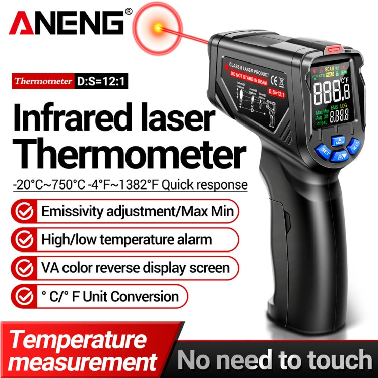 ANENG TH06 Oil Temperature High Precision Thermometer Laser Baking Infrared Water Thermometer