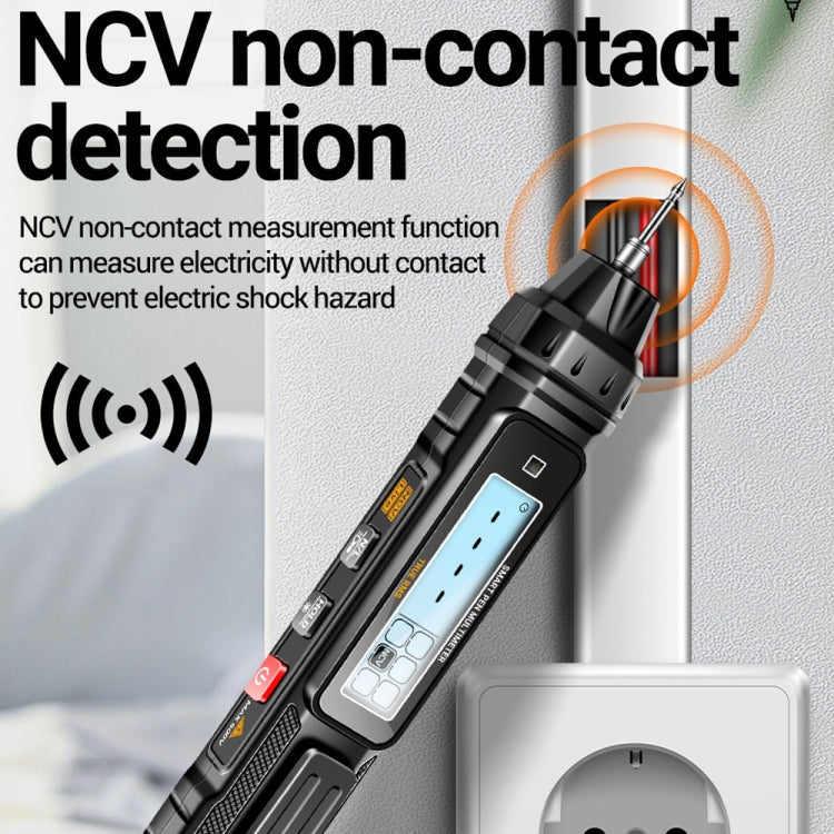 Electrician Induction Test Pen Fully Intelligent Anti-burning High-precision Digital Universal Meter