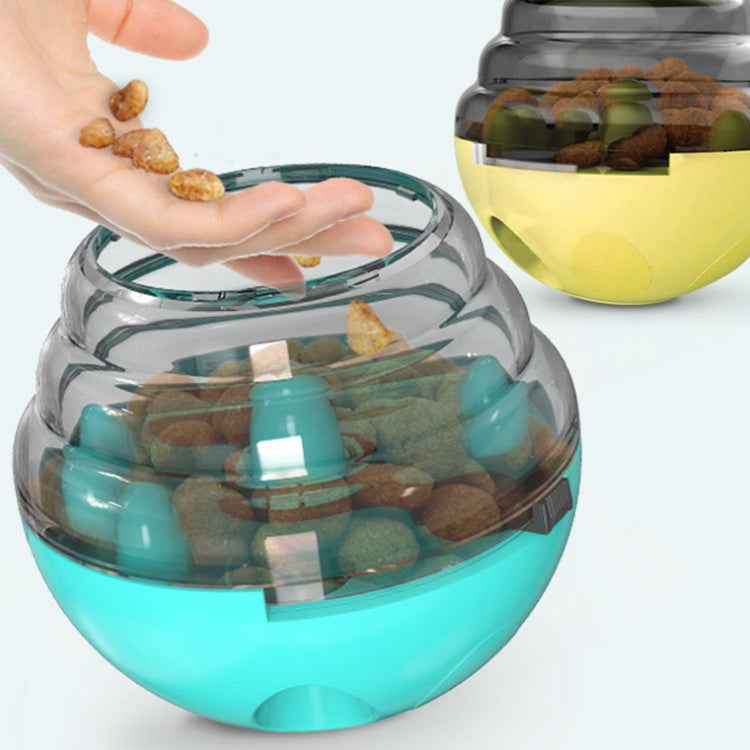 056DT Puzzle Training Pet Food Leakage Toy Tumbler Ball Dog Toy, Tumbler Ball(Lake Blue), Tumbler Ball(Yellow), Tumbler Ball(Green), Tumbler Ball(Red)