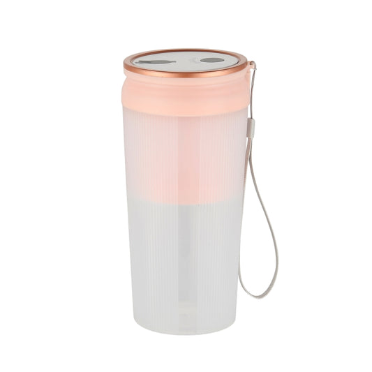 LGZ-1 500ml 50W 4 Blades Electric Portable Juicer Rechargeable Juice Extractor, LGZ-1 (Pink), LGZ-1 (White), LGZ-1 (Green)