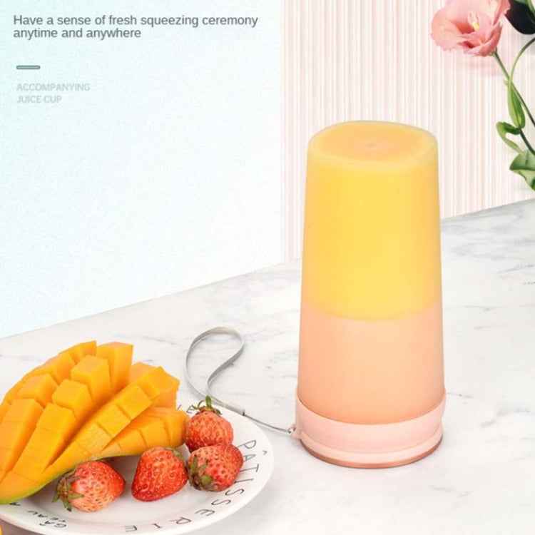 LGZ-1 500ml 50W 4 Blades Electric Portable Juicer Rechargeable Juice Extractor, LGZ-1 (White), LGZ-1 (Green), LGZ-1 (Pink)