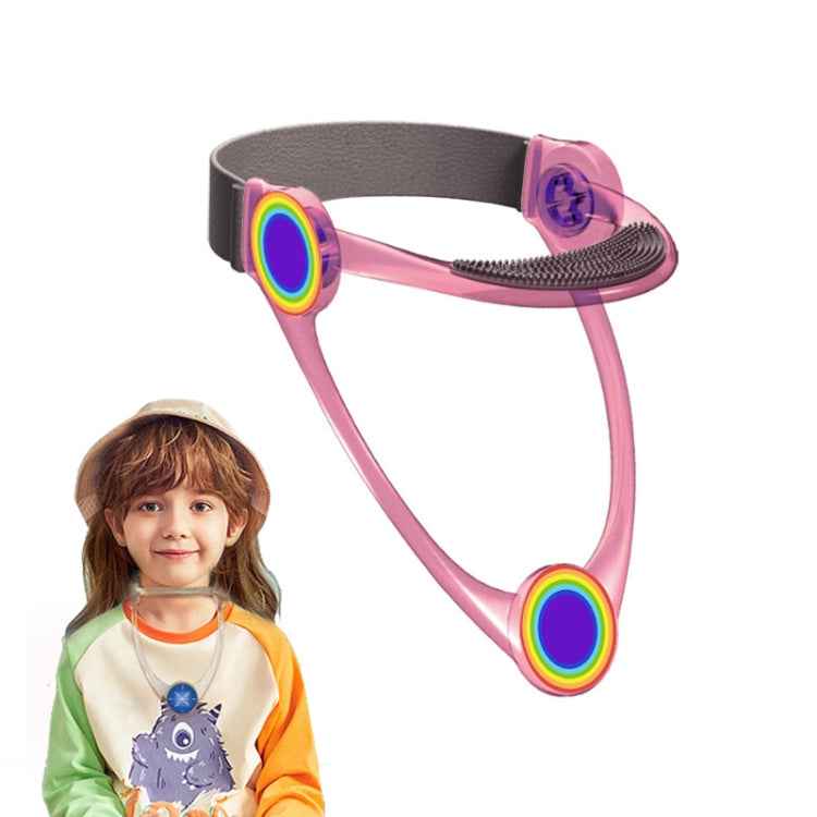 Children Oblique Neck Corrector Adjustable Neck Brace Neck Protector, Children (Pink), Children (Blue), Children (Transparent)