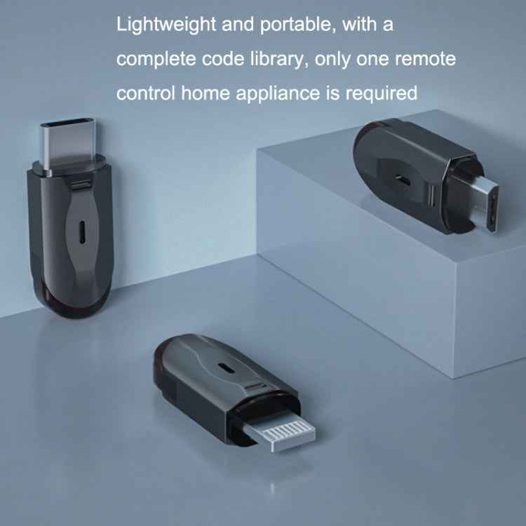 R10 Phone Smart Infrared Transmitter Learning Type Long Distance Remote Control, Interface: