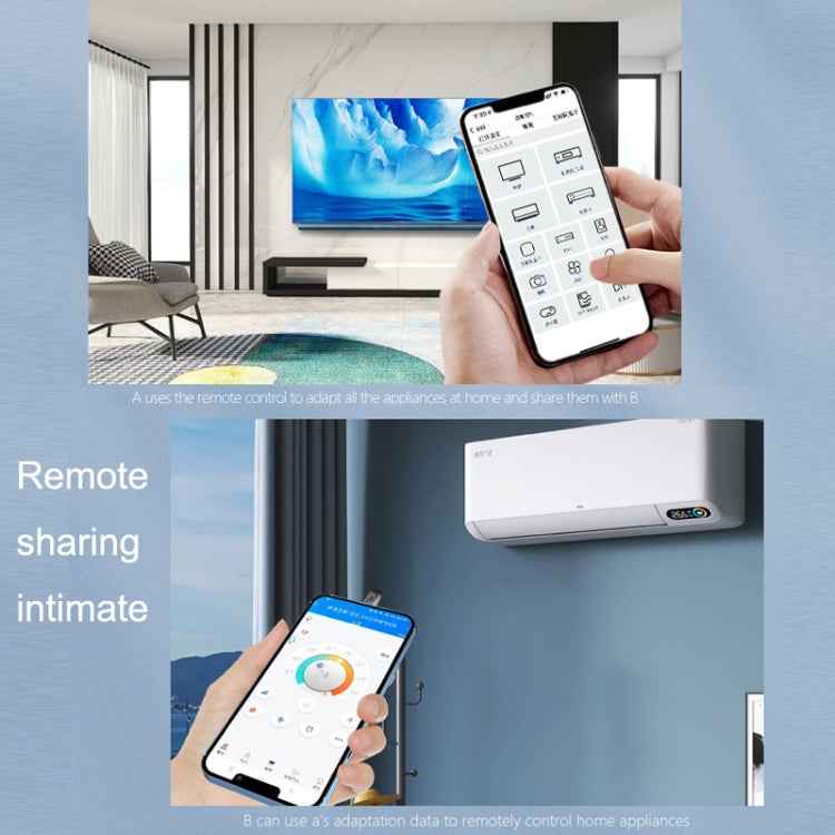 R10 Phone Smart Infrared Transmitter Learning Type Long Distance Remote Control, Interface: