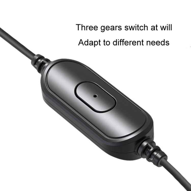 F508 Car Rear Seat USB Air Speed Adjustable Hose Fan, F508