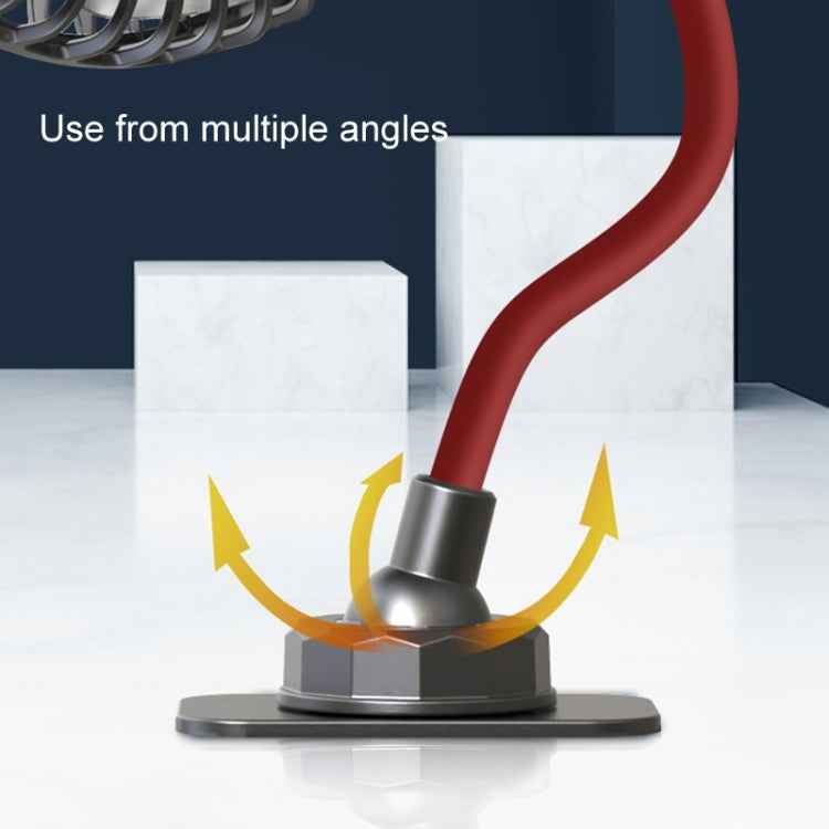 F508 Car Rear Seat USB Air Speed Adjustable Hose Fan, F508