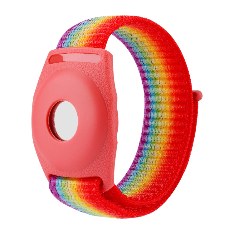 For AirTag Anti-Lost Device Case Locator Nylon Loop Watch Strap Wrist Strap