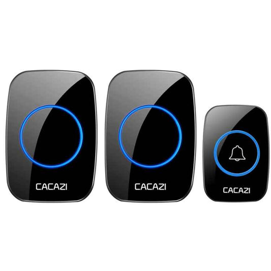 CACAZI A10DC 1 To 2 Battery Type Home Smart Waterproof Electronic Wireless Doorbell, Built-in battery