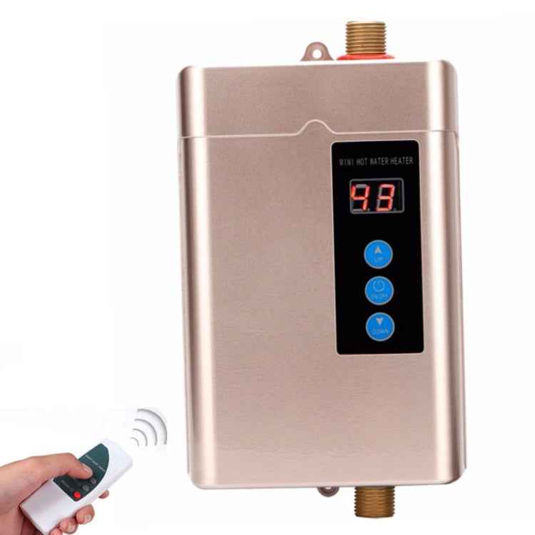 Electric Water Heater With Remote Control Adjustable Temperate, US Plug 3000W, UK Plug 3000W, EU Plug 4000W, AU Plug 4000W