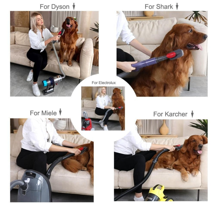 For Dyson V6 V7 V8 V9 Meile Vacuum Cleaner Pet Hair Removal Brush, Kit With Hose, Kit Without Hose, Only Brush, Brush With V8 Adapter, With 35-32mm Adapter