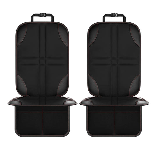 2pcs Child Car Seat Protector Non-Slip Base Material + Waterproof 600D Fabric