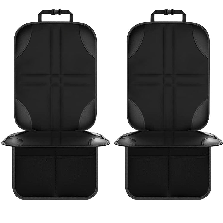 2pcs Child Car Seat Protector Non-Slip Base Material + Waterproof 600D Fabric