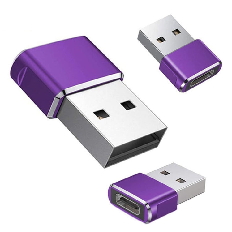 USB 2.0 Male To USB-C / Type-C Female Adapter, Support Charging & Transmission Data