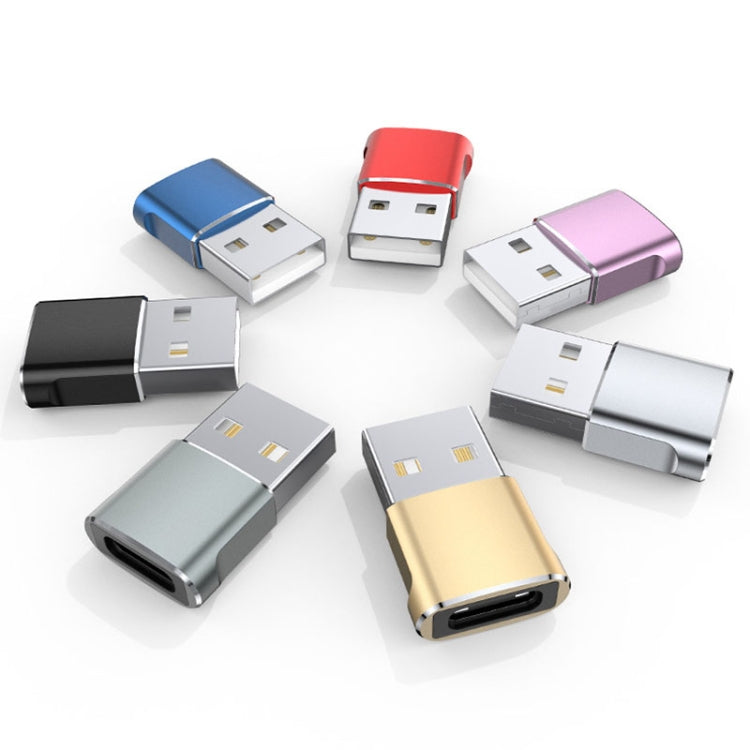 USB 2.0 Male To USB-C / Type-C Female Adapter, Support Charging & Transmission Data