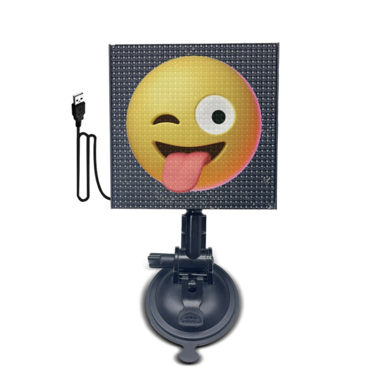 LED Dynamic Emoticon Car Display Screen 5V USB Interface
