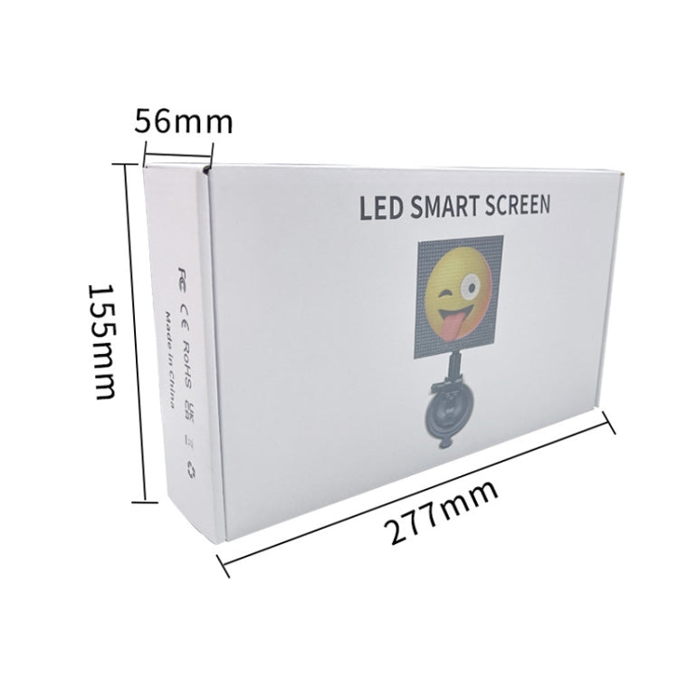 LED Dynamic Emoticon Car Display Screen 5V USB Interface