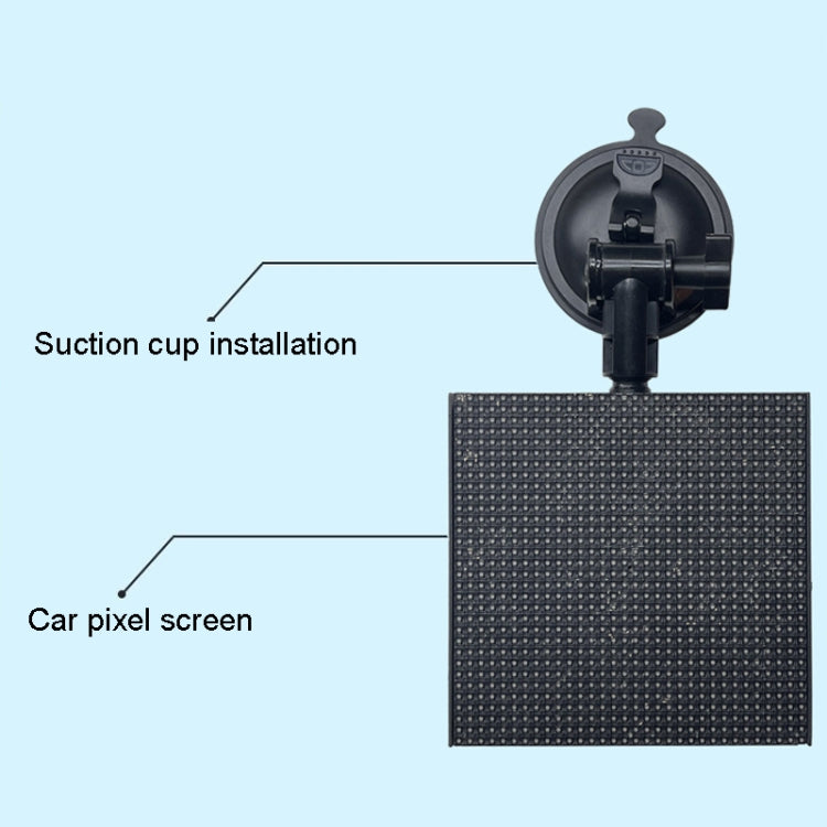 LED Dynamic Emoticon Car Display Screen 5V USB Interface