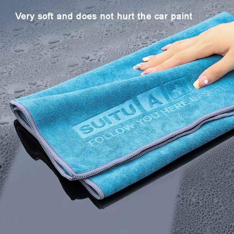 SUITU Microfiber Cleaning Cloth Car Cleaning Towel Thicken Highly Absorbent Cleaning Rag, 43 x 43cm, 35 x 75cm, 60 x 160cm, 60 x 180cm