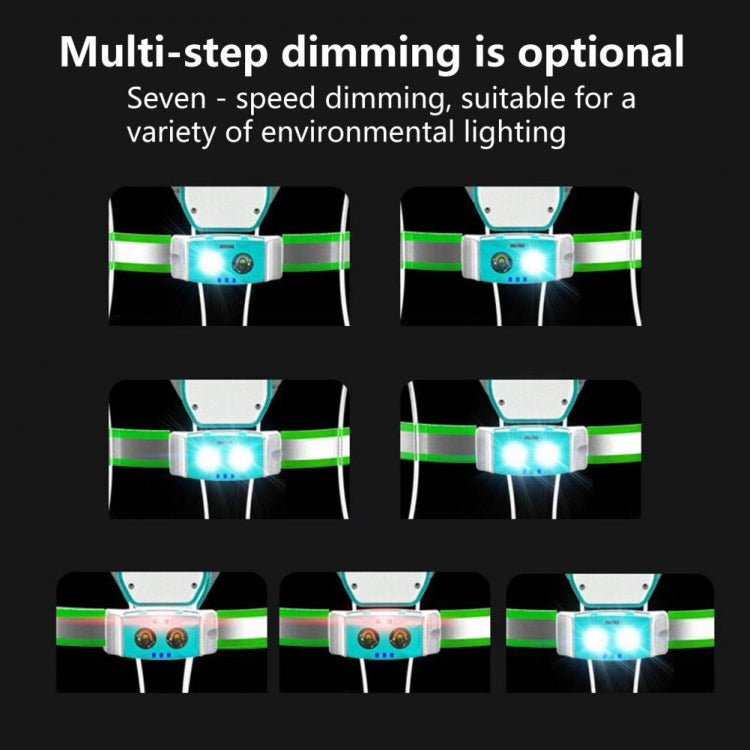 USB Rechargeable Running Light Strap Chest Light