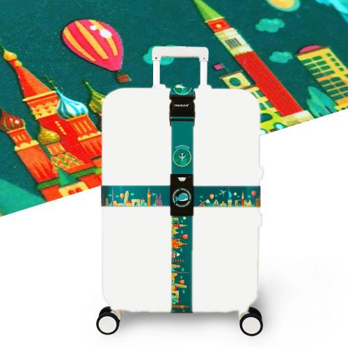 Cross Luggage Strap Without Combination Lock