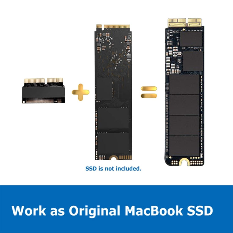 M.2 PCIE NVME SSD Adapter For MacBook Air Pro Retina Mid 2013-2017