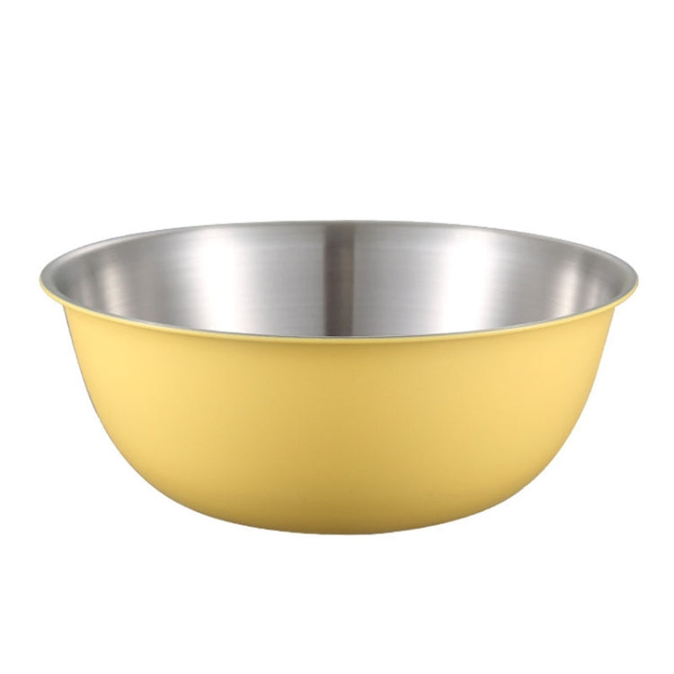 304 Stainless Steel Food Grade Dishes Bowl Kitchen Baking Stirring Bowl Vegetables Sandwood Basin