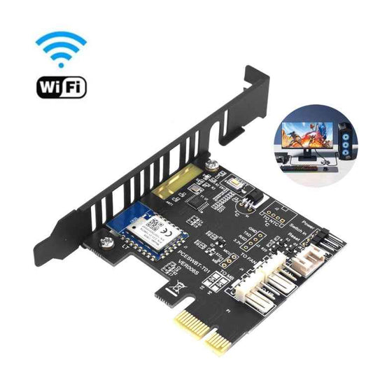 2.4G WIFI Computer Remote Boot Card Remote Control Wireless Switch Module Work With Google Home Tmall Elf, WIFI Remote Boot Card