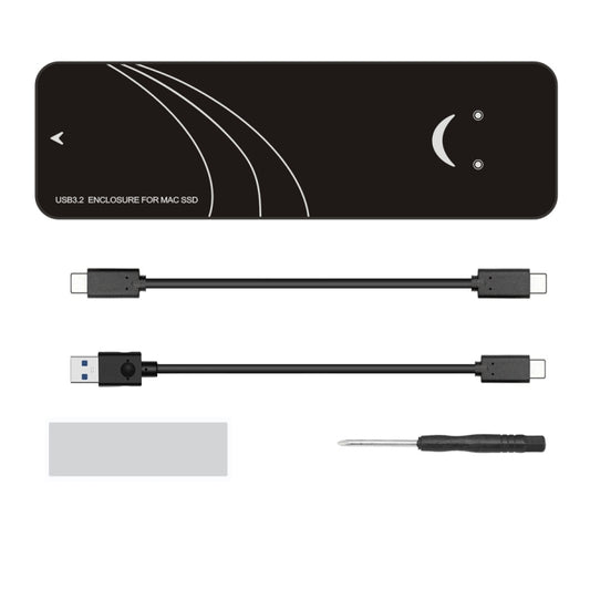 USB3.2 To MAC SSD Enclosure Adapter For Macbook Air Pro 2013-2017 Hard Disk, 20Gbps C-C Cable Kit, 10Gbps A-C Cable Kit