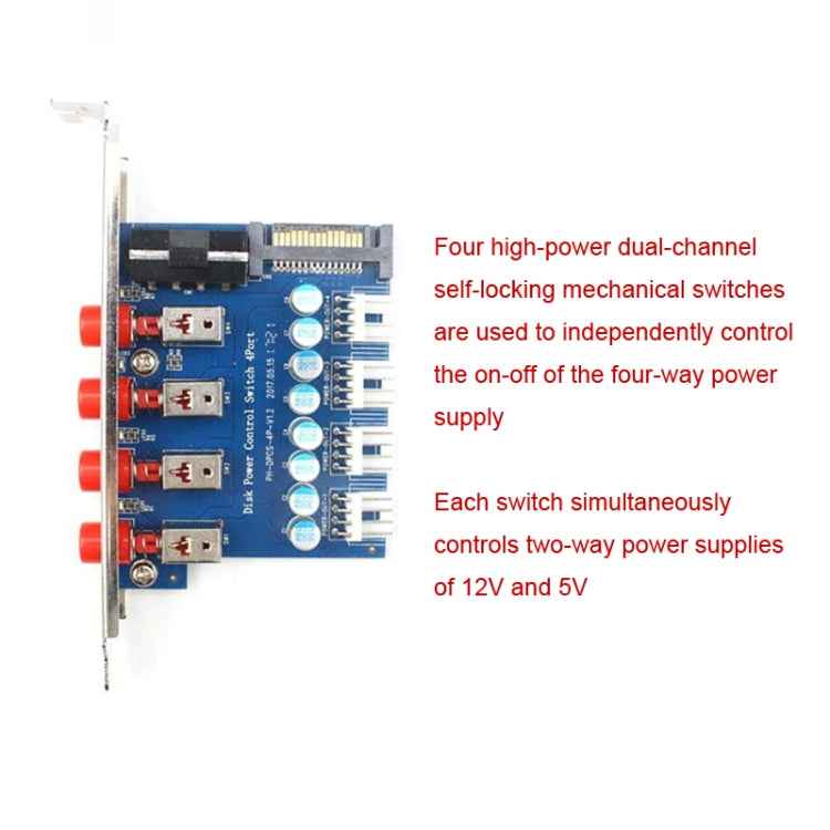 Desktop Computer Disk Drive Power Control Switch Saving Power Controller, Control Switch