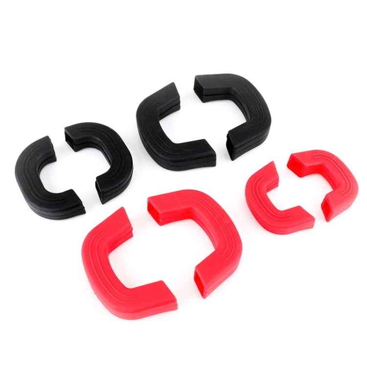 Silicone Anti Scalding Pot Handle, Black Small, Black Medium, Black Large, Red Small, Red Medium, Red Large