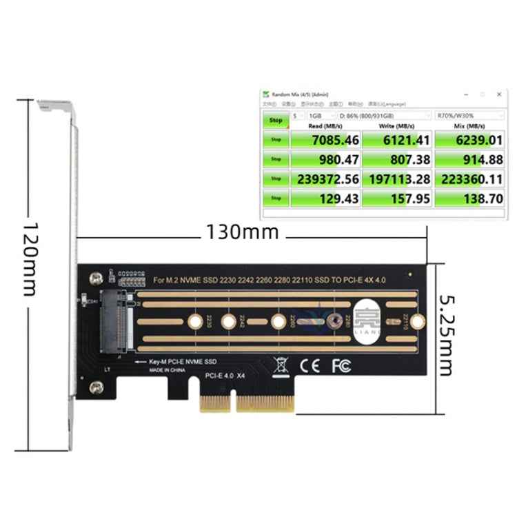 2pcs M.2 Riser Card NVMe SSD to PCI-E X4 4.0 GEN4