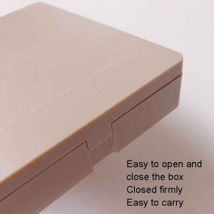 5pcs/Set Medium Portable Makeup Brush Set With Mirror Mini Multifunctional Makeup Brush, Brown, Rose Red, Pink, Fluorescent Green