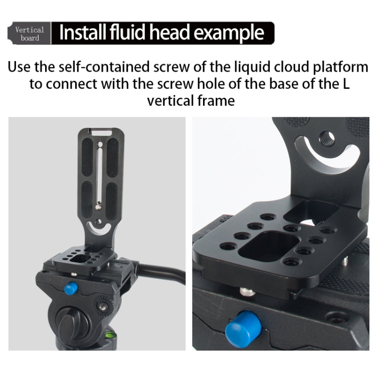 BEXIN  L130-50 Camera Quick Release Plate L-shaped Vertical Board, L130-50