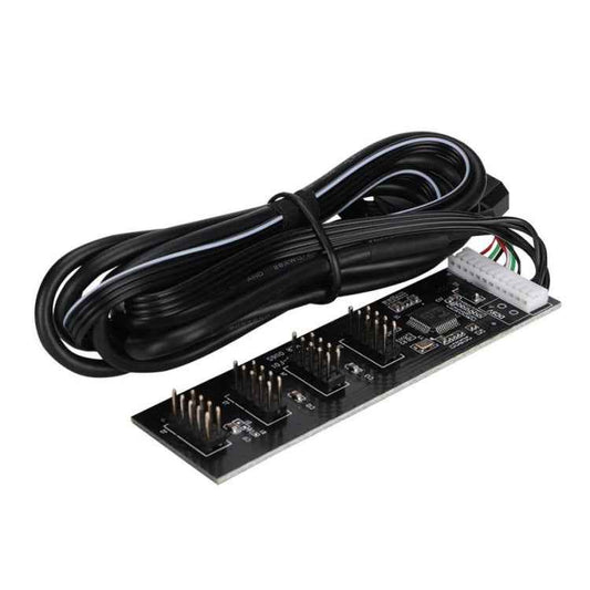 USB 2.0 9pin To 4 9pin Hub Internal Motherboard Header With 4pin Powered, 9pin To 4 9pin