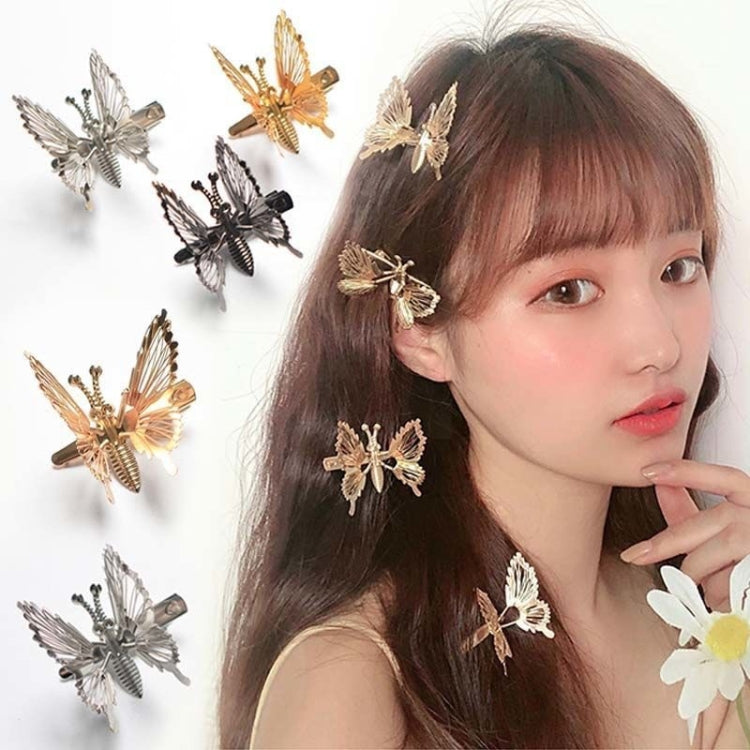 Moving Simulation Butterfly Hairpin Simple Bangs Clip Hair Accessories