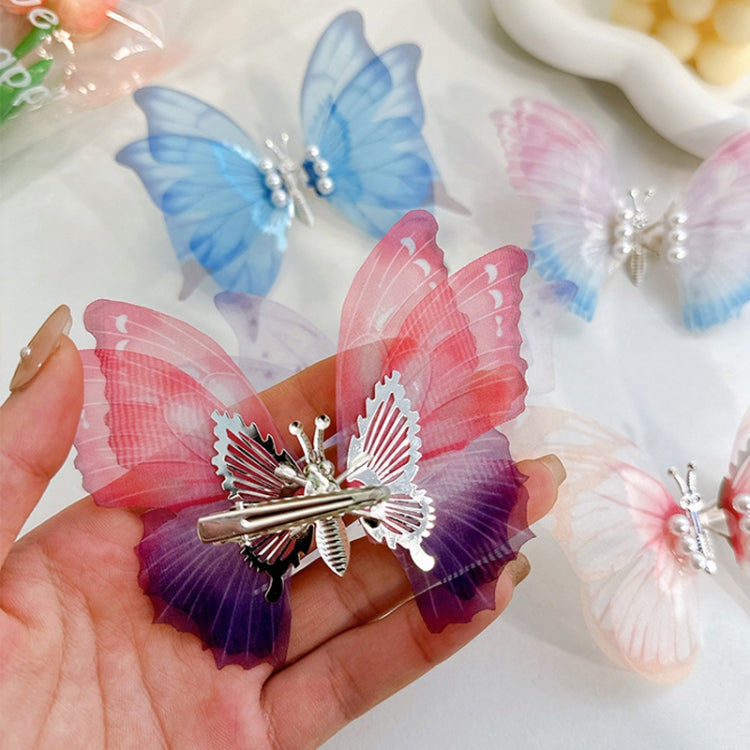 Handmade Butterfly Children Hairpin Spring Butterfly Hair Accessories