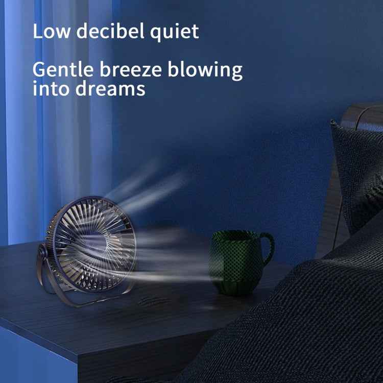 3-in-1 Electric Fan Wall Mounted Desktop Quiet Brushless Turbine Mini Fan