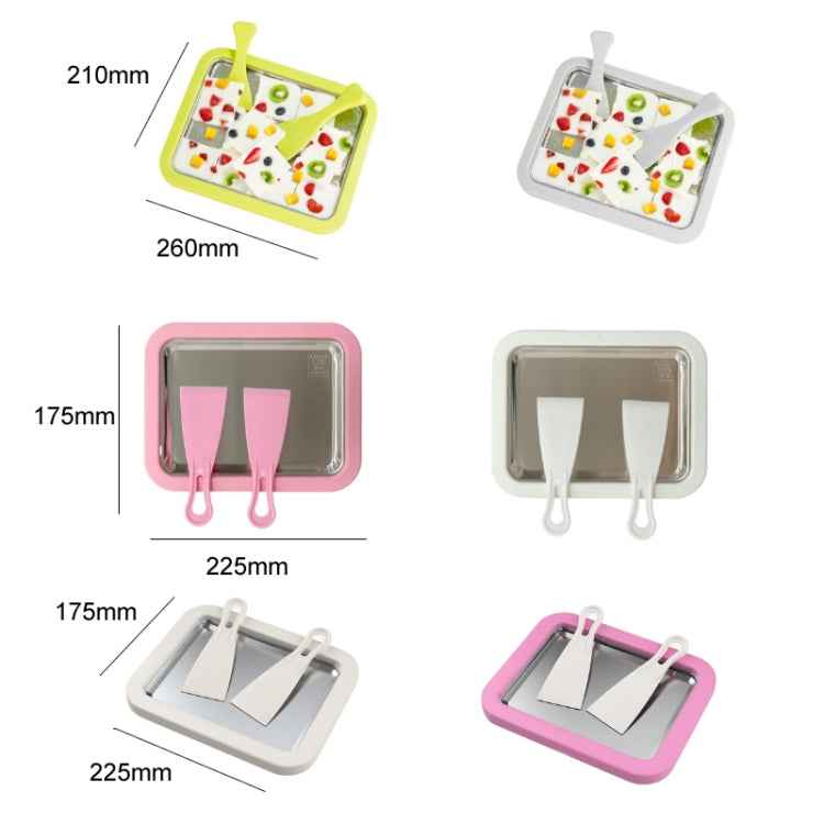 Mini Household Fried Yogurt Machine Children Homemade DIY Fried Ice Tray