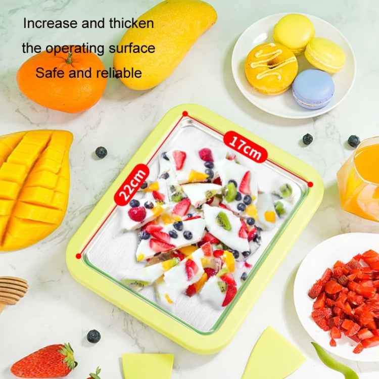 Mini Household Fried Yogurt Machine Children Homemade DIY Fried Ice Tray