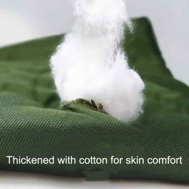 Long Civil Disaster Relief Cotton Coat Windproof Lengthened Cold-proof Fleece Thickened Cotton Coat, Green, Green (Demolished), Black, Black (Disassembly), 80/20 Polyester Card